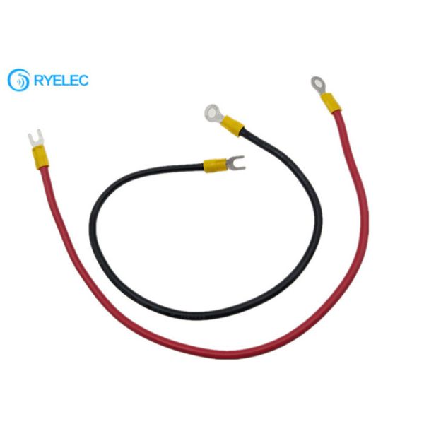 Quality 12-10 A.W.G. Copper Pre Insulated Terminal Screws Pin U Shaped With 1015 10AWG Power Cable Wire for sale