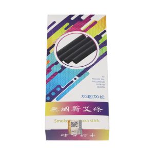 10pcs Lengthened Smokeless Moxa Roll Sticks Acupuncture Physiotherapy