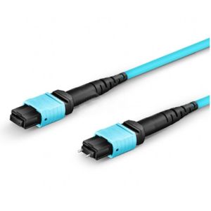 MTP PC- MTP PC Truck Patch Cable for Date center 12core OM3 OM4 Aqua 3.0mm