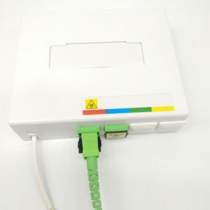 2 Ports Fiber Optic Terminal Box 10 FTTH Access Indoor Fiber Termination Box