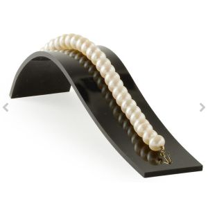Buy cheap Arched Jewelry Bangle Display Stands Black Acrylic Bracelet Holder product
