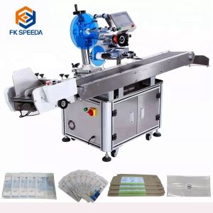 Full Automatic Desktop Flat Surface Bottle Lid Labeling Machine Advanced