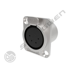 Buy cheap New IP40 Indoor Audio Video Cable Connector XLR 4 Pin Female Socket with Solder Adapter and Jack Lead Cable Zinc Alloy Housing from wholesalers