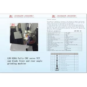 Buy cheap Ull CNC Servo Feed TCT Saw Blade Grinding Machine With Ladder Teeth LDX-026A from wholesalers