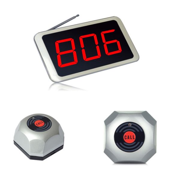 Buy cheap China manufacturer wireless calling equipment with 1 key service caller and touchable display receiver from wholesalers