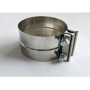 Buy cheap Auto Part Split Pipe Clamp Stainless Steel Lap Joint Exhaust Band Clamp from wholesalers