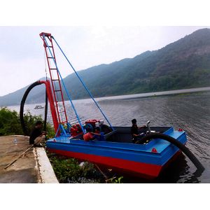 Buy cheap Small-Sized Capacity 6inch 400m3/h Sand Dredger with A Blue Color for River Sand Mining from wholesalers