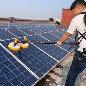 Buy cheap Customizable 3.5m Solar Panel Cleaning and Protection Brush with Double-Disc Rolling from wholesalers