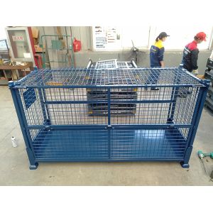 Buy cheap Customized Padlock Locking System Collapsible Stillage Cage For Logistics from wholesalers