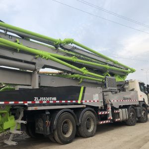 Buy cheap Large 56m Used Concrete Pump Truck 600L Hopper Well Maintenanced from wholesalers