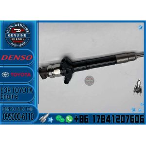 Buy cheap Brand new Denso Common Rail 095000-6110 For Toyota- 2ad-fhv Fuel Injector 23670-09200 236700r060 with high quality from wholesalers