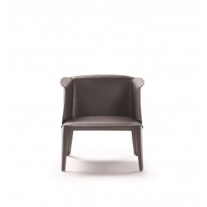 China Lavish ISABEL Fiberglass Lounge Chair With Soft Cushions And Armrests on sale