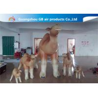 Buy cheap Customized Cartoon Shape Inflatable Camel Animal Model For Event Party product