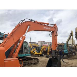 Good condition Second-hand 19400KG Orange Hitachi Excavator Zx200 with ISUZU AA