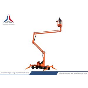 Buy cheap 12m Platform Height Diesel Power Self Propelled Mobile Crank Arm Boom Lift Table from wholesalers