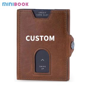 Buy cheap Custom Card Holder Wallet for Men Slim and Practical Nylon Lining Coin Purse Included from wholesalers