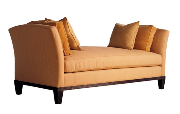 Quality Highly Endurable Accent Patio Lounge Chairs Furniture Orange Fabric for sale