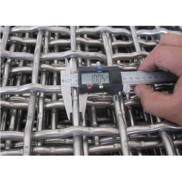 Buy cheap Woven Plain Crimped Wire Mesh / Mining Screen Mesh 1.0mm-6.0mm Diameter from wholesalers