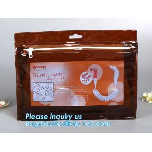 A5 size clear plastic PP PVC document file bag with zip lock,PVC bag zippered