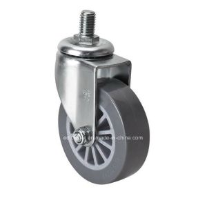 Buy cheap 35kg Load Capacity 1.5" Threaded Swivel PU Caster with Zinc Plated Finish 26315-73 from wholesalers