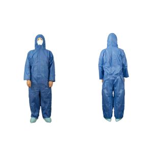 Buy cheap CE Type5/6 SMMS Disposable Coverall Anti Static Breathable PPE Clothing from wholesalers