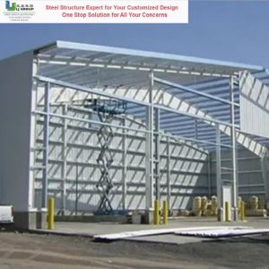 Fiberglass Panel Steel Structure Building Frame Structure Windproof Anti