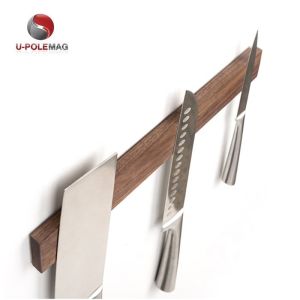Practical Kitchen Tool Walnut Magnetic Knife Holder with Multi Purpose