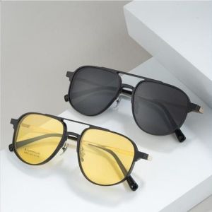 Buy cheap Elliptical Pure Titanium Aluminum Glasses Clip On Glasses Business product