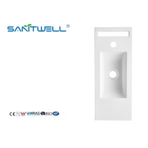 New Design Standrad SWL555 Size Artificial Stone Basins Solid Surface Easy Clean