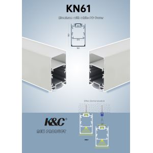 Buy cheap OEM 35*55mm Up And Down Lighting LED Profile 6063 alloy aluminum from wholesalers