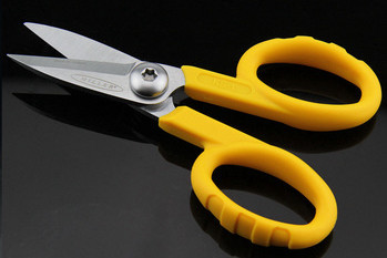 Buy cheap Lightweight Fiber Optic Miller Kevlar Shears With Ergonomic Molded Handles from wholesalers