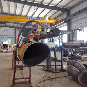 Power Saving CNC Plasma Pipe Cutting Machine For Carbon Iron Sheet Tubes