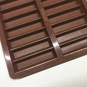 Buy cheap MHC Custom Chocolate Mold Rectangle Silicone Dubai Bar Chocolate Molds from wholesalers