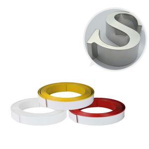 Buy cheap 8.8cm Illuminated Aluminium Trimless Channel Letters Fluorocarbon Film from wholesalers
