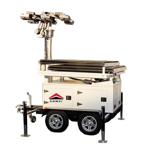 Buy cheap Stable Support Mobile Solar Powered LED Lighting Trailers For Areas Without Power Grid Connection from wholesalers