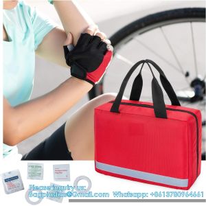 Small First Aid Kit Bag Empty Portable Emergency Kits Trauma Bag, Ideal For Car,