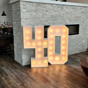 Buy cheap Led Numbers Giant Light Up Letters Led Marquee Alphabet Letters for Birthday Decor Party from wholesalers