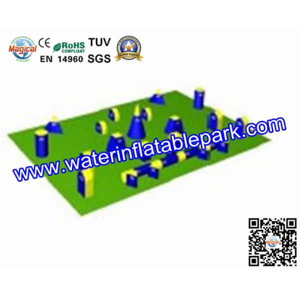 Buy cheap Popular Millenium Inflatable Paintball Bunkers Arena For 7 Men from wholesalers