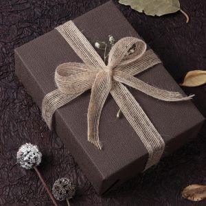 Wholesale custom flora packing ribbon burlap ribbon roll