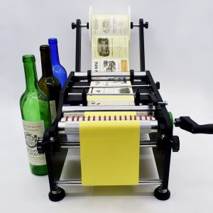 Buy cheap Economical manual/semi-auto manual bottle sticker labeling machine equipment from wholesalers