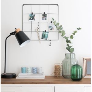 Metal wire wall grid hanging clothes display racks