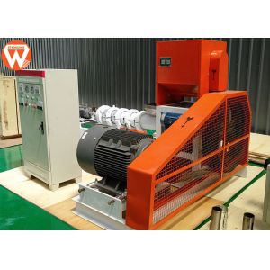 Buy cheap Electric Floating Sinking Fish Feed Extruder Machine 0.5-0.6 T/H Optional Phase from wholesalers