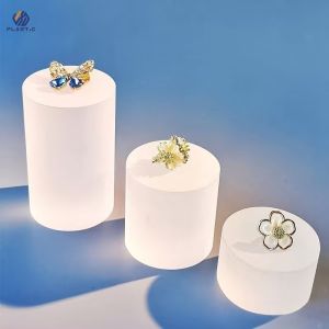 Buy cheap Custom Acrylic Jewelry Display Stand Lightweight Design Acrylic Cylinder Pedestal from wholesalers