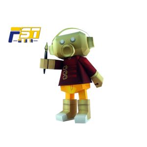 Recyclable Cardboard Box Furniture , Cartoon Models Cardboard Furniture For Kids