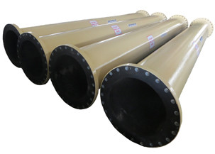 Buy cheap Dn600 Slurry Uhmwpe Mining Rubber Lined Steel Pipe from wholesalers