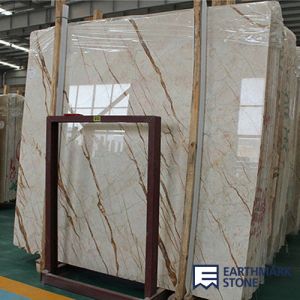 Buy cheap Crema Eva Beige Marble Slab from wholesalers