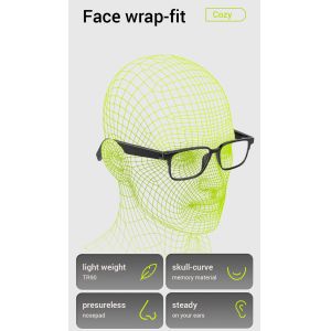 New KX32 Wireless Smart Glasses With Built In Camera Two Pairs Of Sub-Frames