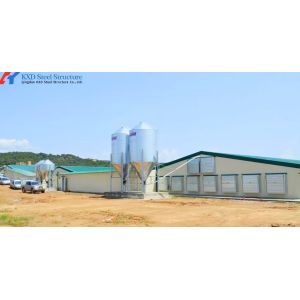 Buy cheap Double Light Steel Structure Chicken House with Fully Automatic Equipment from wholesalers