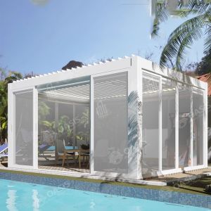 Buy cheap Aluminium Alloy 6063-T5 Light Duty Pergola 3x3m 4x4m For Mansions Houses Buildings product