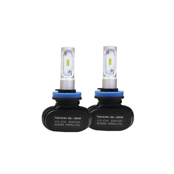 Quality Fanless Latest LED Headlights 8000lm 6500K H11 S1 4000 LM COB CHIPS DC 9-36 V for sale